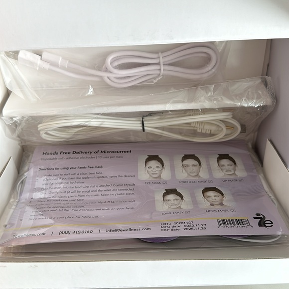New&sealed in box 7E Welness MyoLift QT Plus Facial Toning Device (microcurrent) - Picture 5 of 14